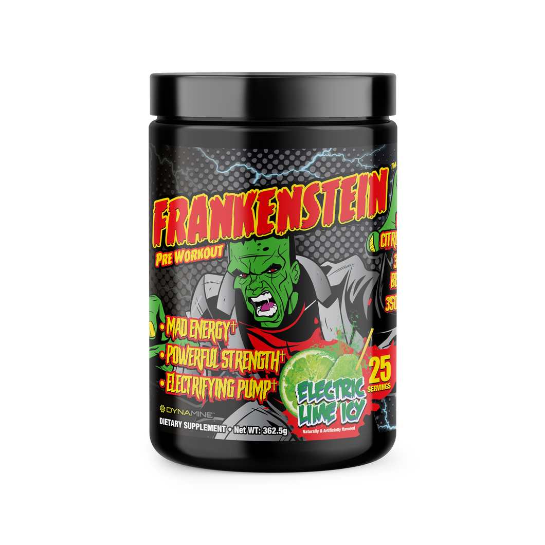 FRANKENSTEIN PRE WORKOUT ELECTRIC LIME ICY 25 SERV